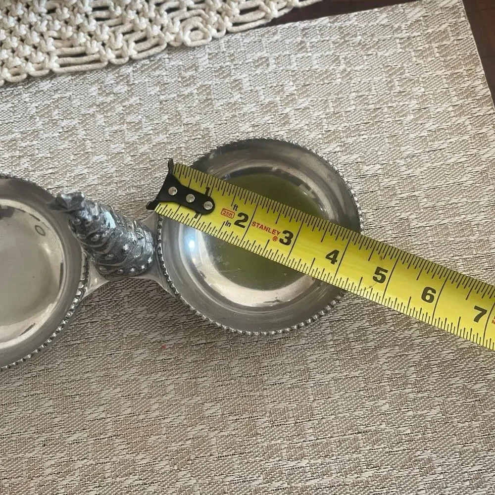 Aluminum Christmas Tree candy and nut dish